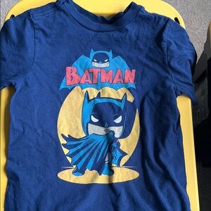 Pop Kids Batman Blue Short Sleeve Tee